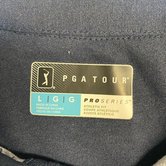 PGA Tour Short Sleeve Golf Shirt Men’s Large - Picture 3 of 4